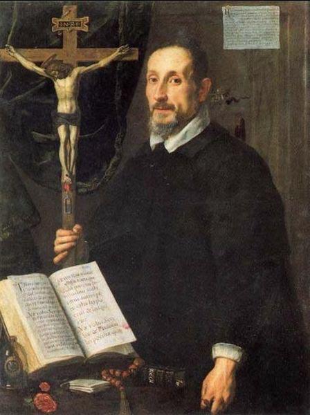 Justus Sustermans Portrait of Canon Pandolfo Ricasoli oil painting picture